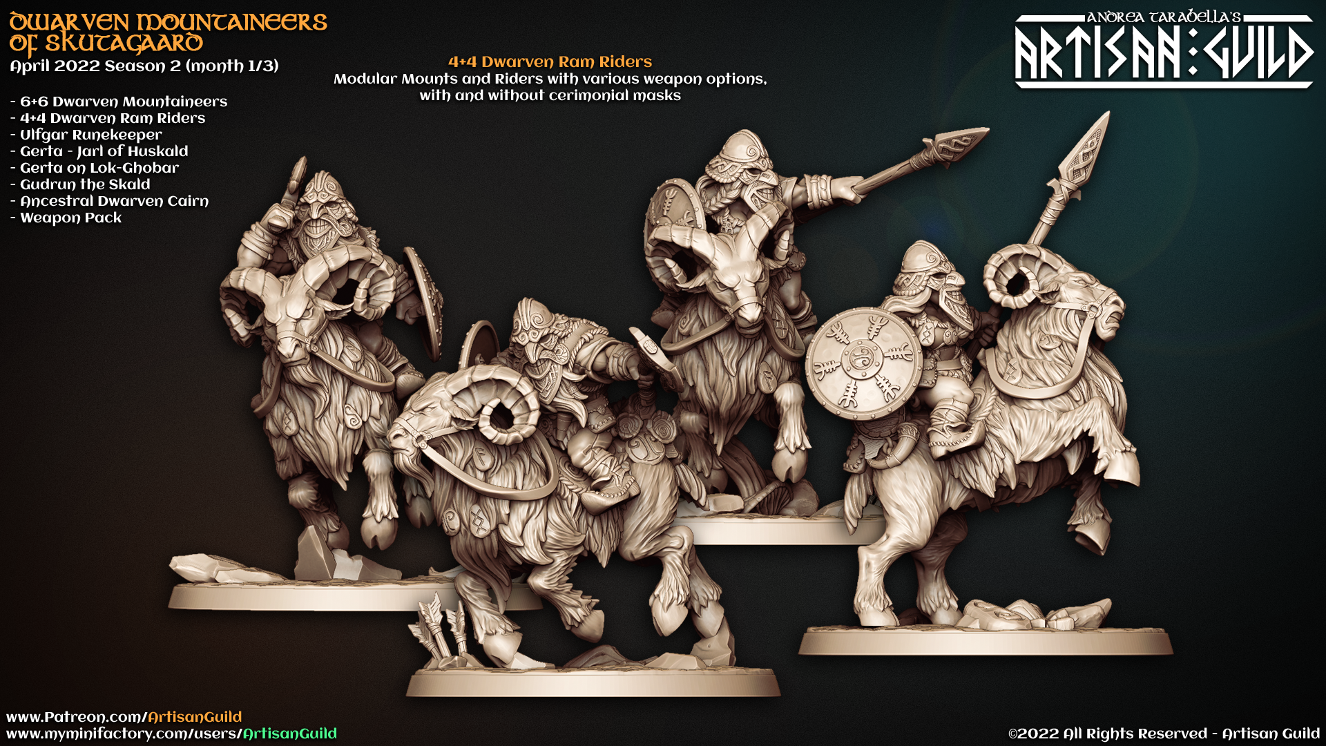 Dwarven Ram Riders