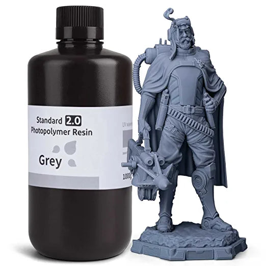 Elegoo Standard Grey 2.0 Resin - 1KG