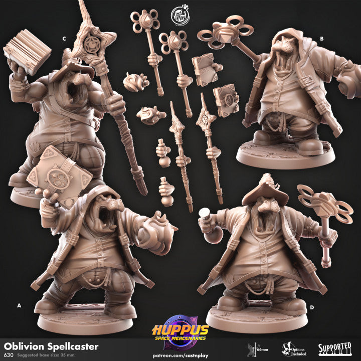 miniature Oblivion spellcaster sculpted by Cast n Play