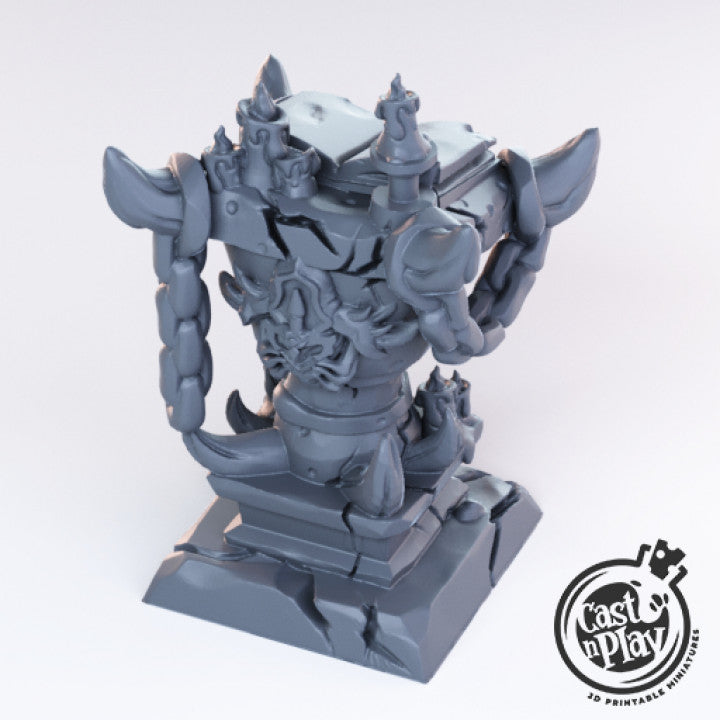 altar trophy Unpainted Resin 3D Printed Miniature