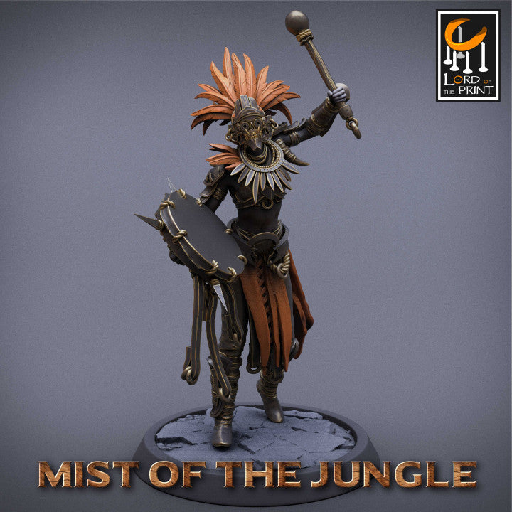 miniature Amazon Light Soldier Drummer sculpted by Lord of the Print