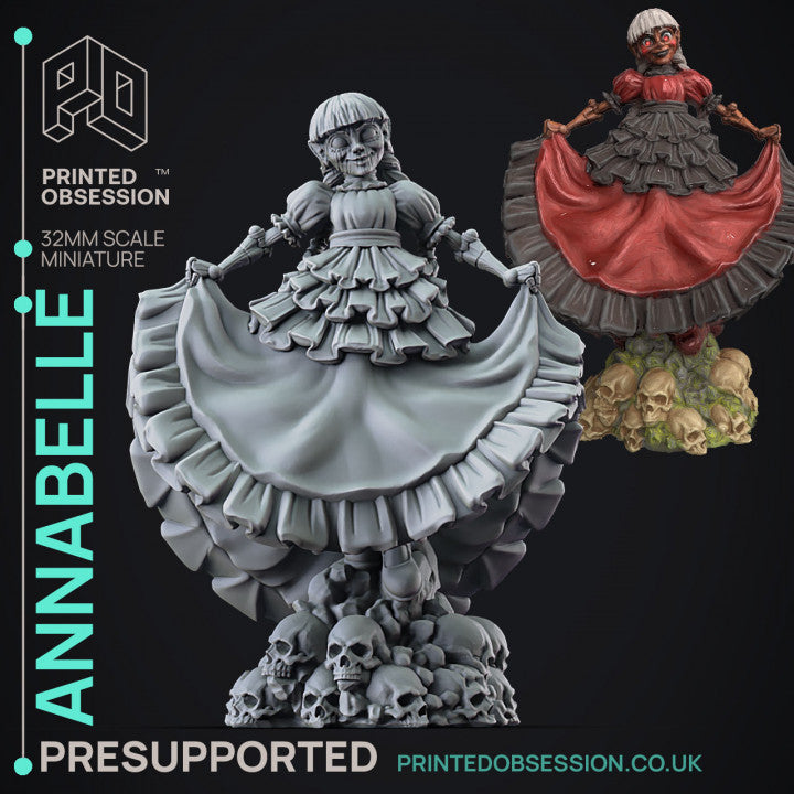 Miniature Annabelle by Printed Obsession