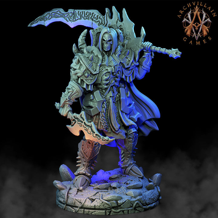 undead skeleton warrior fighter unpainted resin unpainted resin 3D Printed Miniature