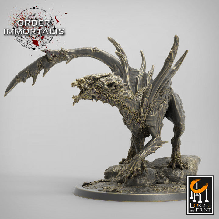 Young Blood Dragon miniature sculpted by Lord of the Print