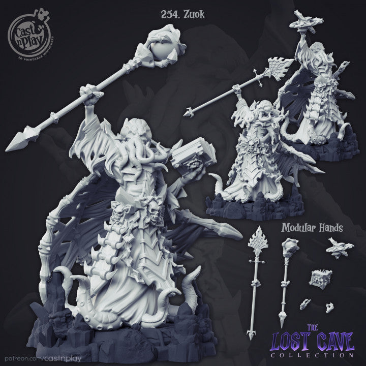 Mindflayer caster unpainted miniature