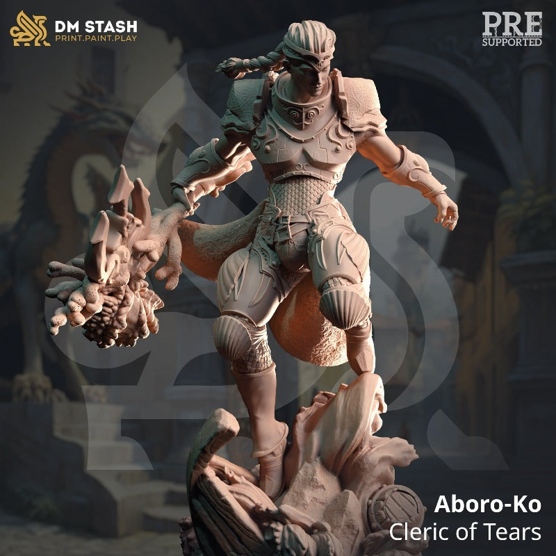miniature Aboro-Ko - Cleric of Tears sculpted by DM Stash