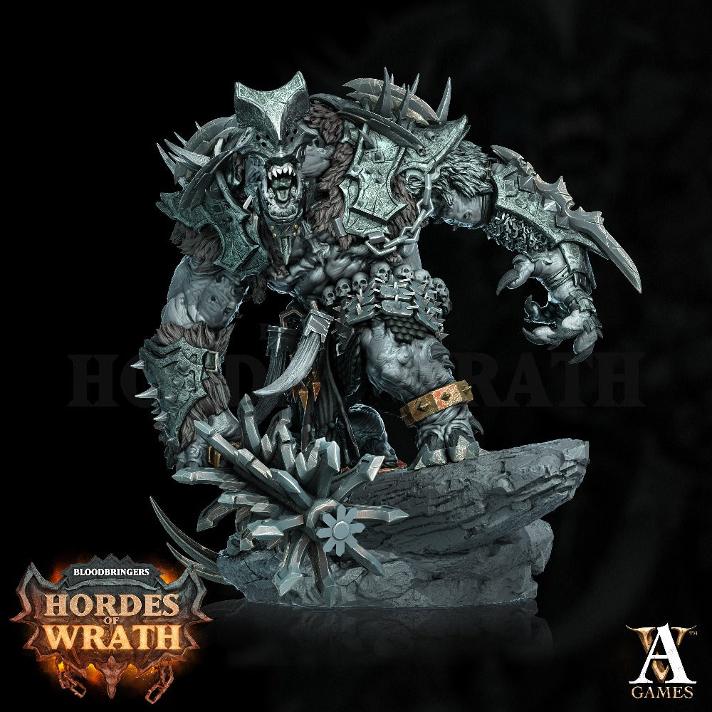 Wrathogar - Pose 3 sculpted by Archvillain Games