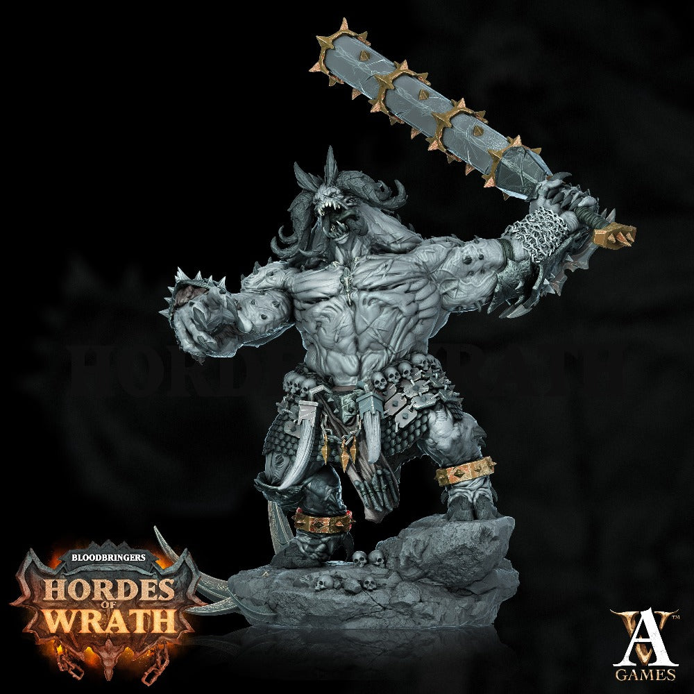 Wrathogar - Pose 4 sculpted by Archvillain Games