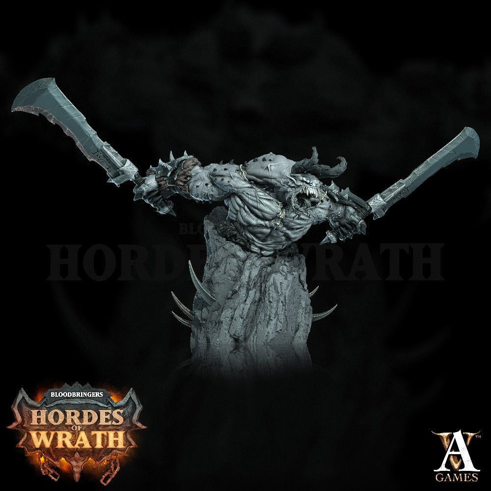 Wrathogar Bust sculpted by Archvillain Games
