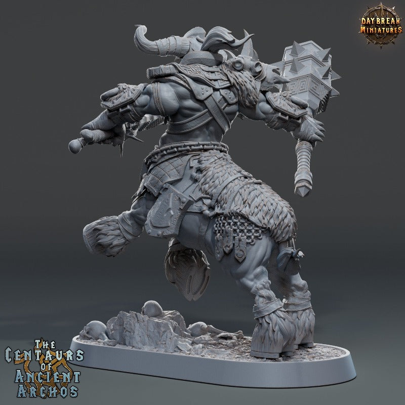 miniature Barrian The Diamond Hooved sculpted by Daybreak Miniatures