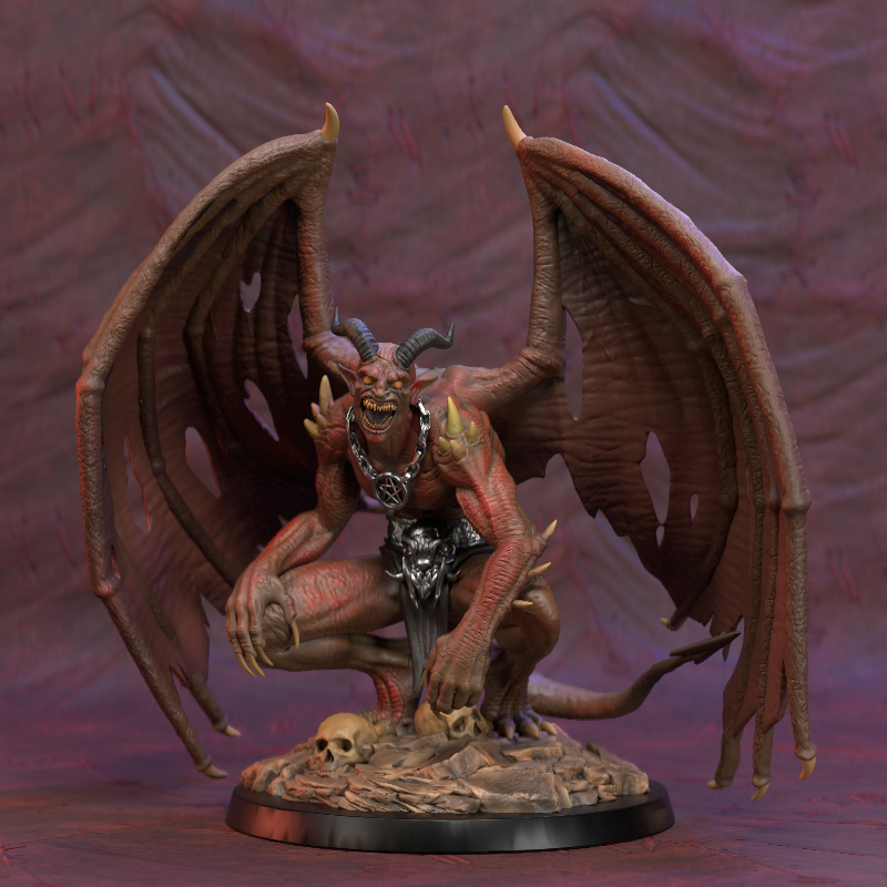 miniature Belphegor by Clay Cyanide