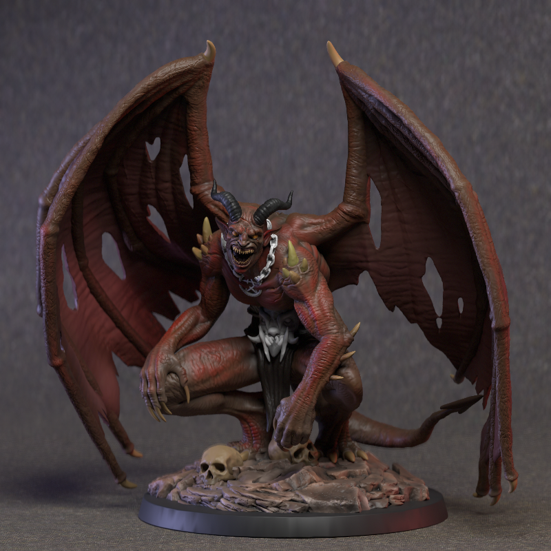 miniature Belphegor by Clay Cyanide