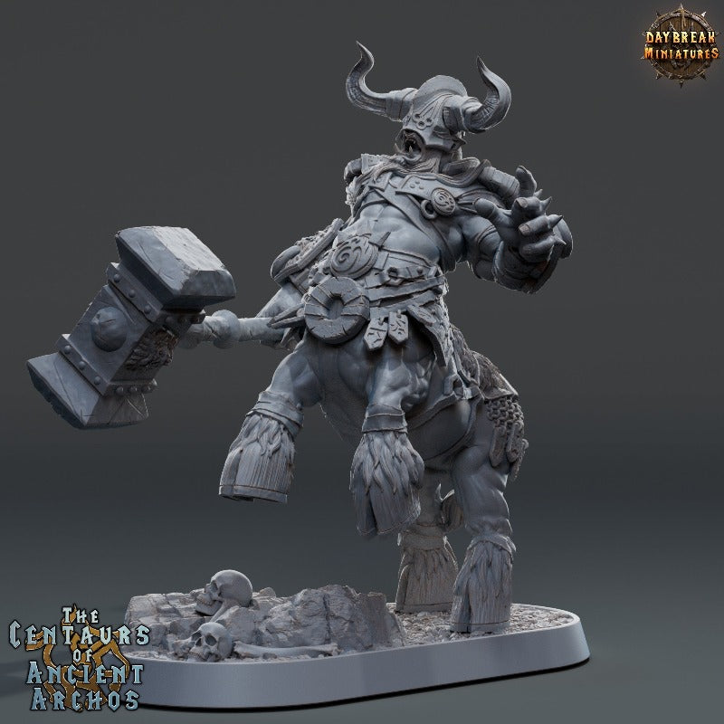 Miniature Black Hammer Gautred sculpted by Daybreak Miniatures