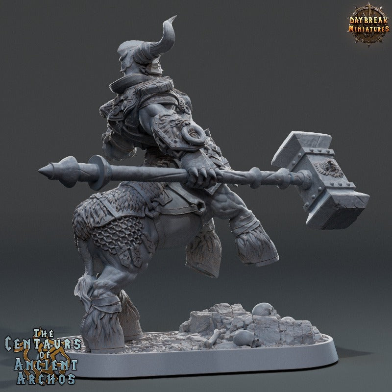 Miniature Black Hammer Gautred sculpted by Daybreak Miniatures