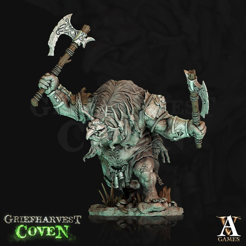 Bog Troll 2 sculpted by Archvillain Games