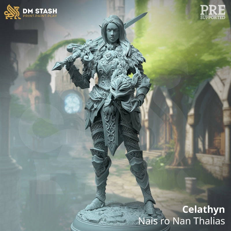 miniature Celathyn - Nais ro Nan Thalias sculpted by DM Stash