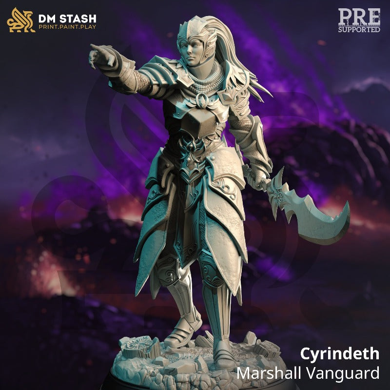 miniature Cyrindeth - Marshall Vanguard sculpted by DM Stash
