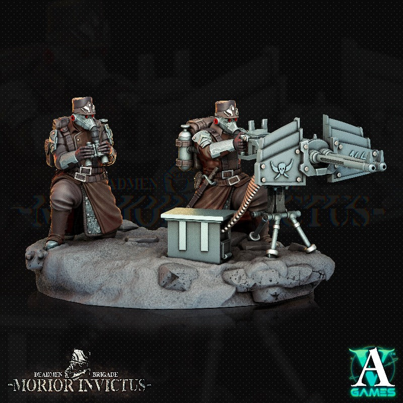 miniature Morior Heavy Infantry sculpted by Archvillain Games