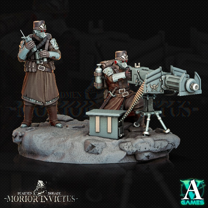 miniature Morior Heavy Infantry sculpted by Archvillain Games