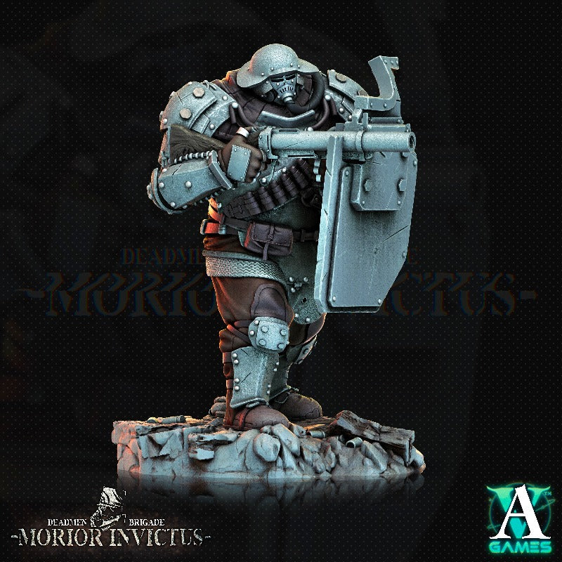 miniature Morior Iron Guard sculpted by Archvillain Games