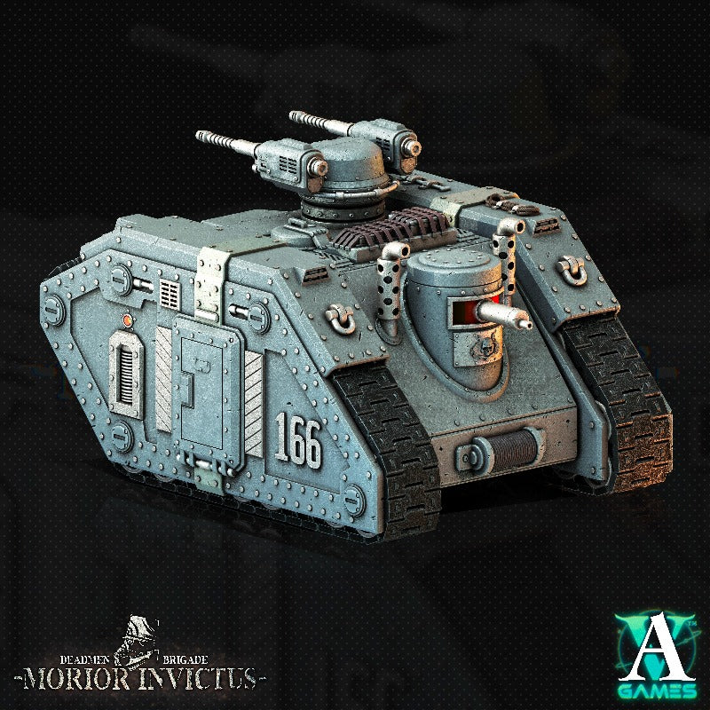 miniature Morior M1 Badger sculpted by Archvillain Games