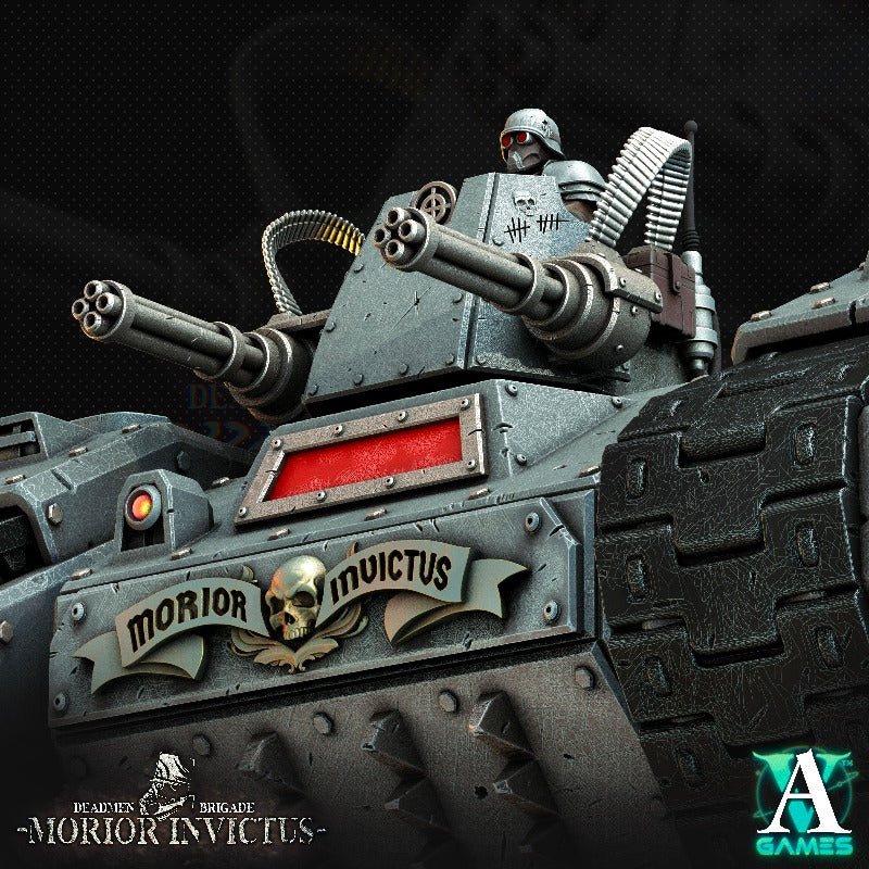 miniature Morior M1 Badger sculpted by Archvillain Games