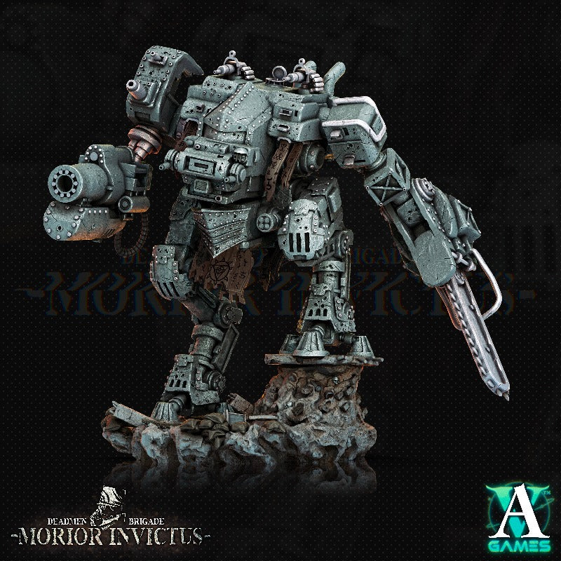 miniature Morior MK-18 Paladin sculpted by Archvillain Games