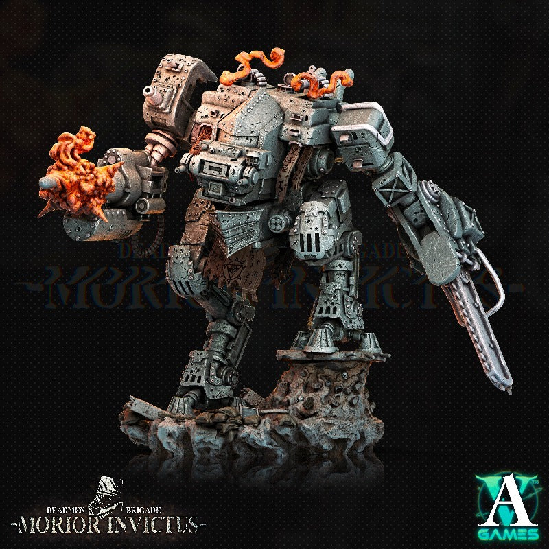 miniature Morior MK-18 Paladin sculpted by Archvillain Games