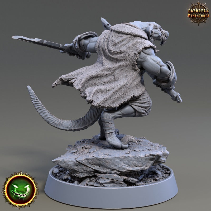 miniature Dungazz Ripsitter sculpted by Daybreak Miniatures.