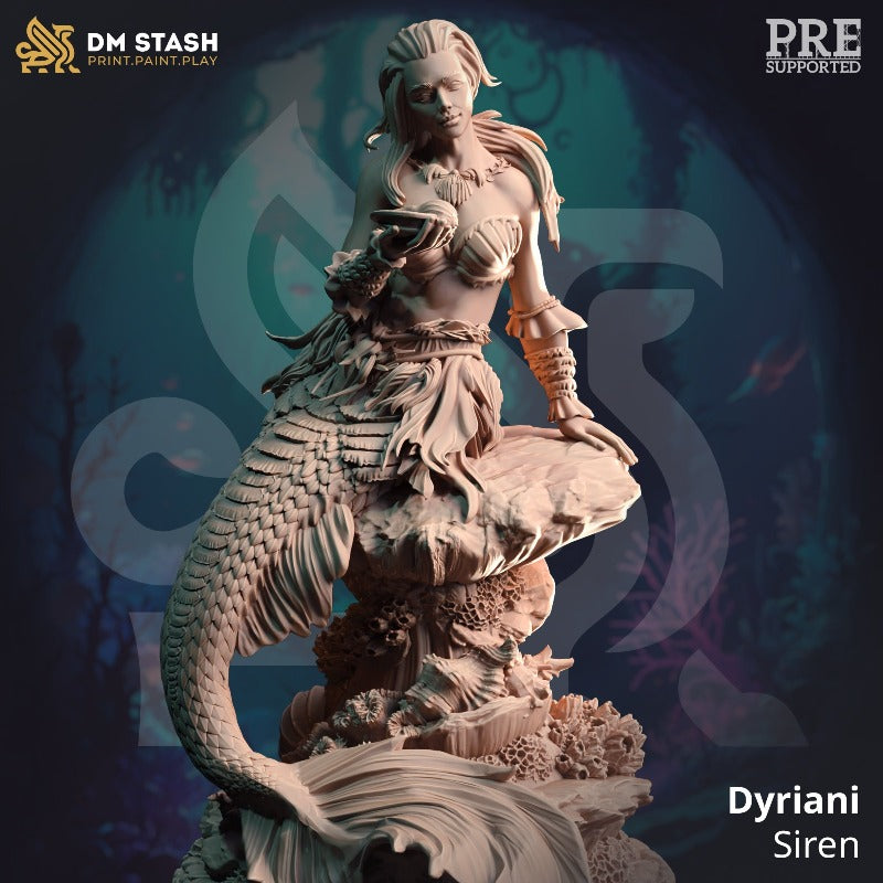 miniature Dyriani - Sirens (human) sculpted by DM Stash