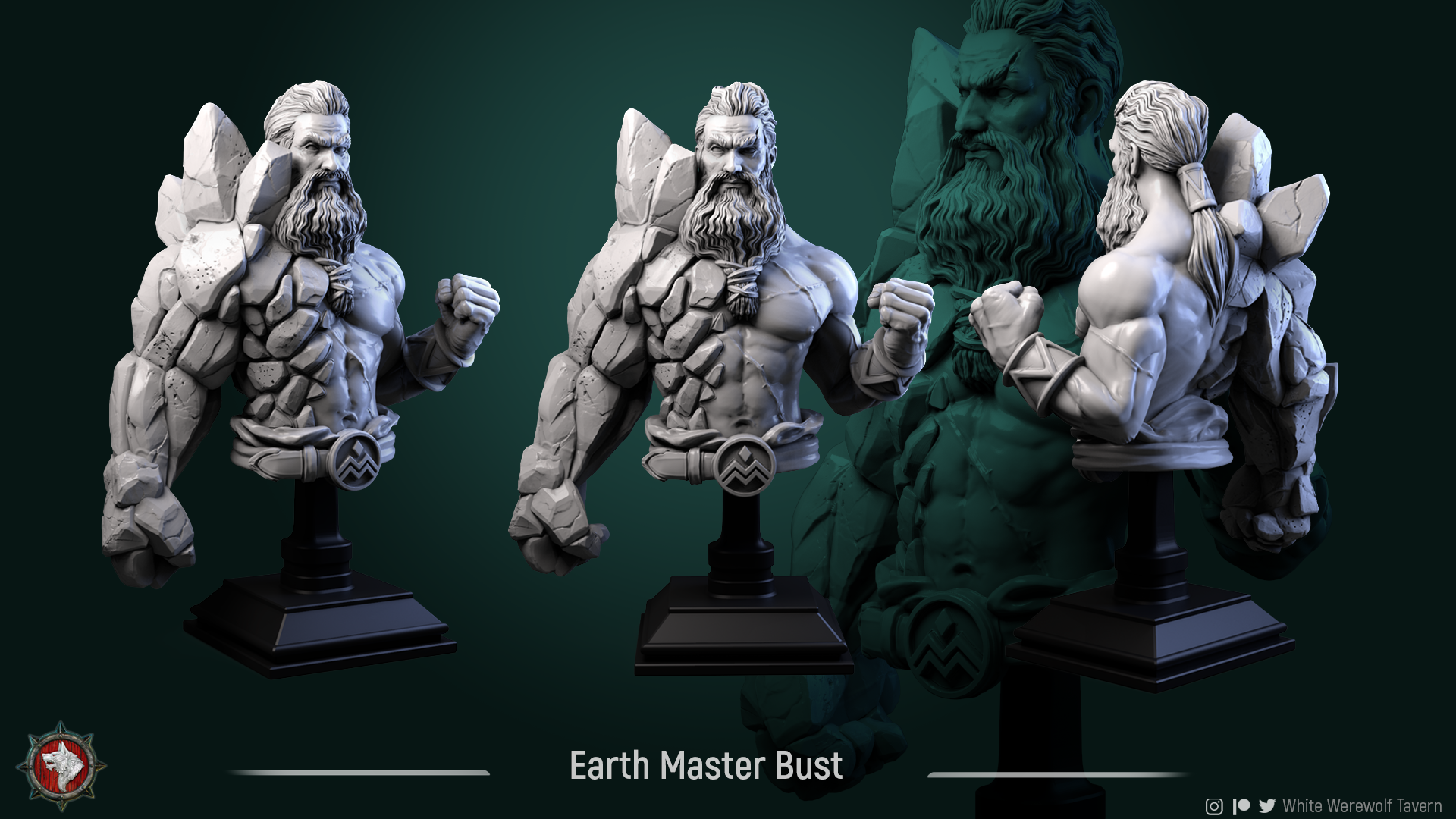 Earth Master Bust