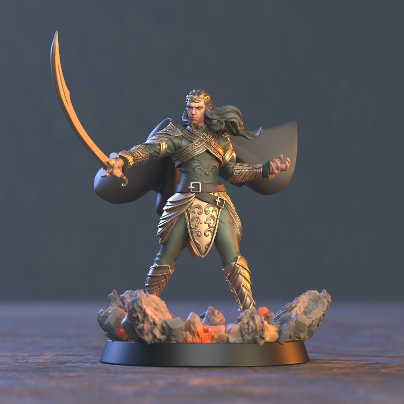 miniature Elront by Clay Cyanide