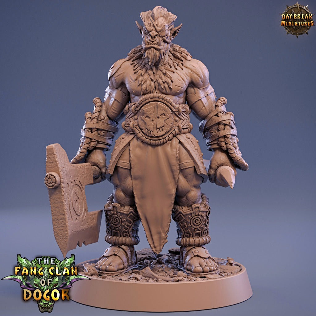 miniature Gan'daal Rind sculpted by Daybreak miniatures