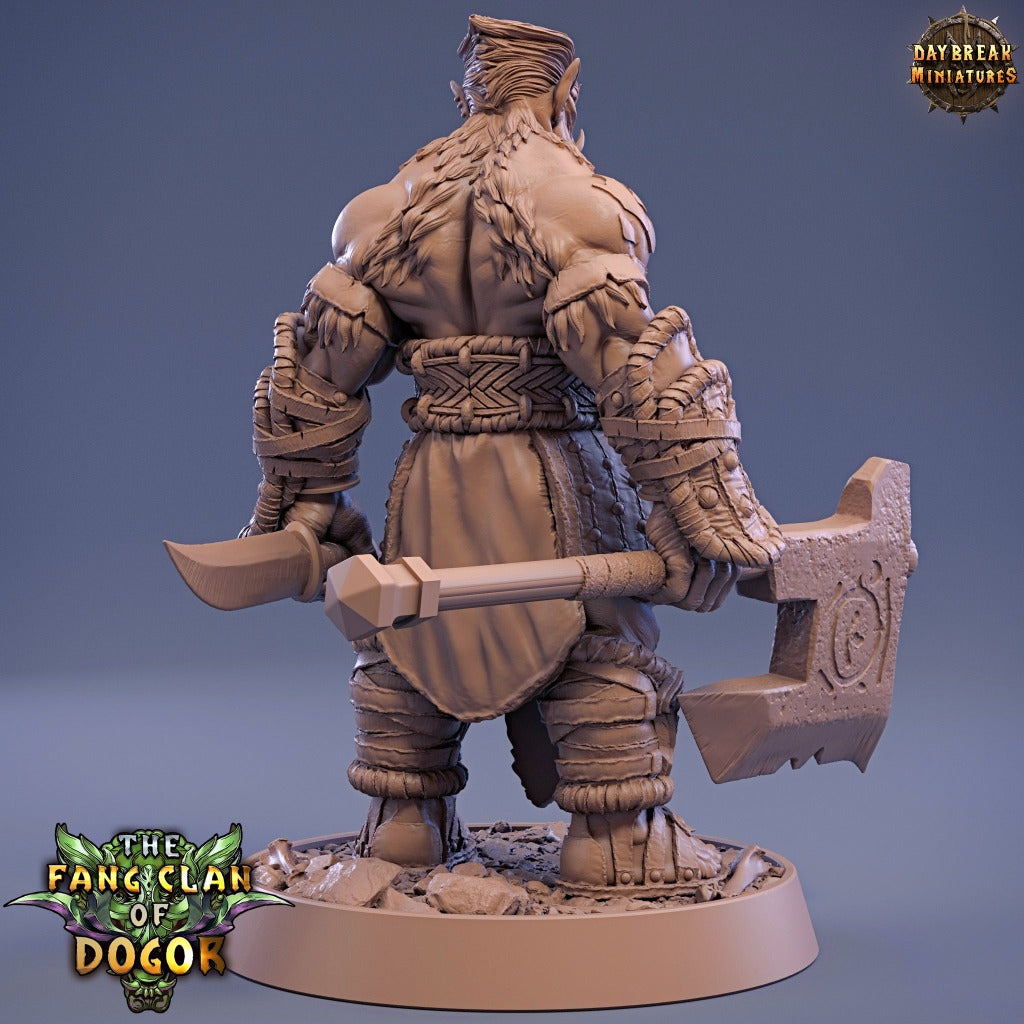 miniature Gan'daal Rind sculpted by Daybreak miniatures