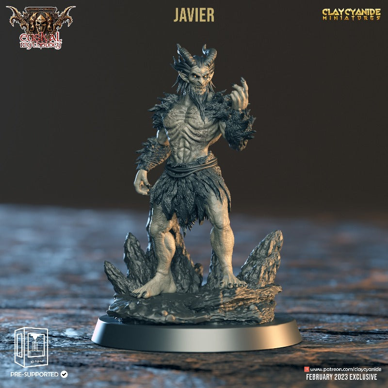 Miniature Gaueko - Javier by Clay Cyanide