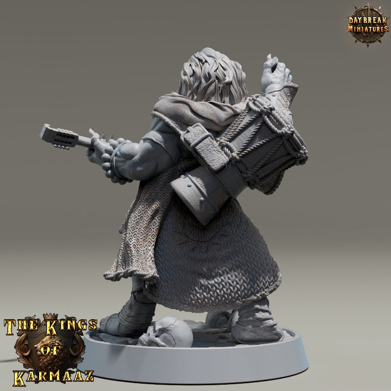 miniature King Mordaunt sculpted by Daybreak Miniatures