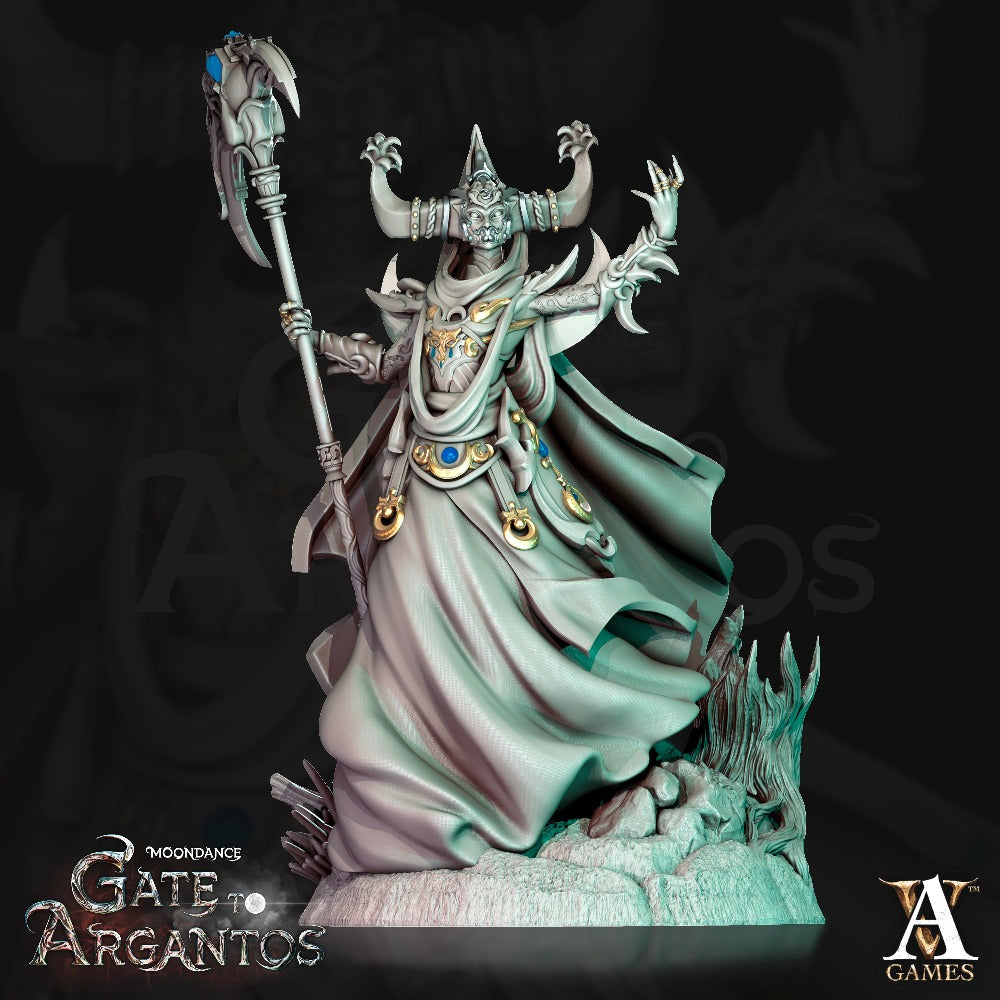 miniature Mage of the Crescent 4 sculpted by Archvillain Games