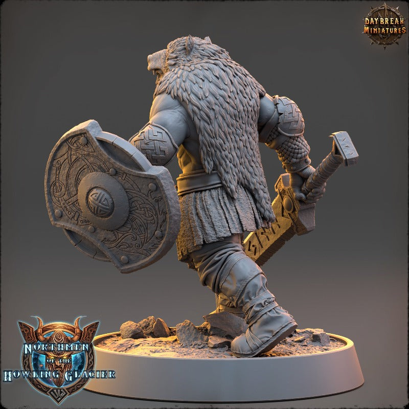 miniature Magnar Runeblade sculpted by Daybreak Miniatures