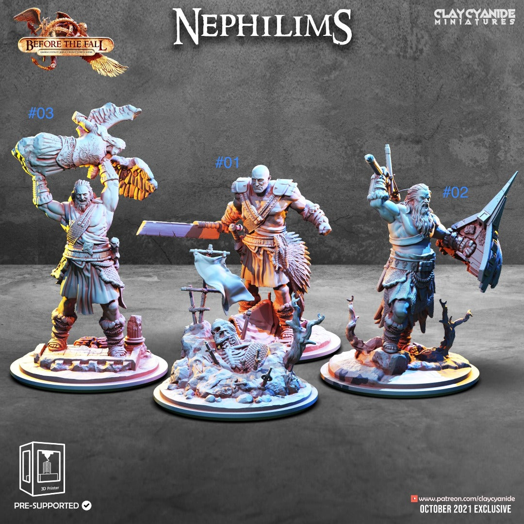 Nephilim male barbarian