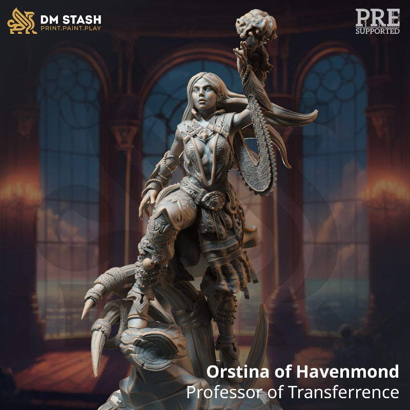 miniature Orstina of Havenmond - Professor of Transferrence sculpted by DM Stash