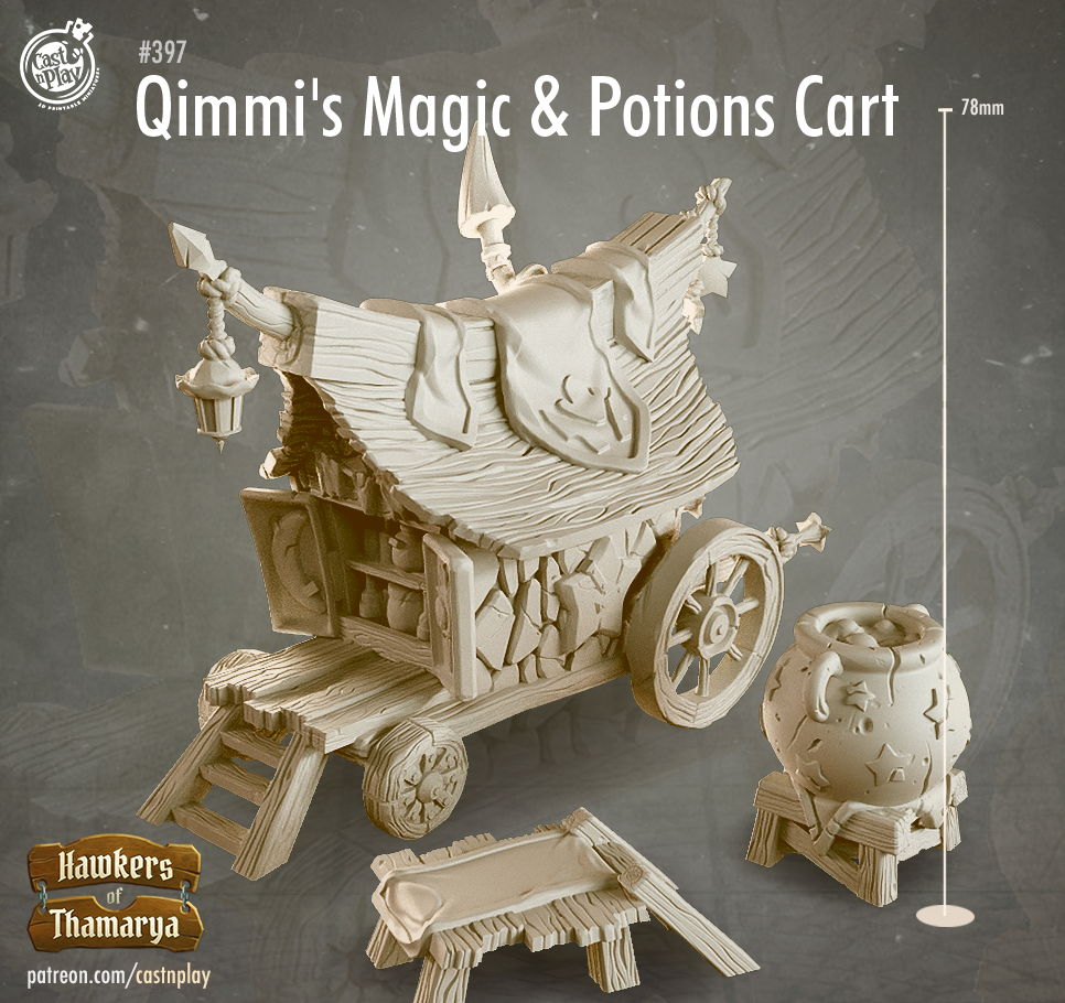 Qimmi's Magic & Potions Cart