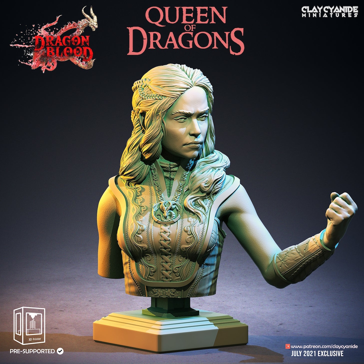 Queen of Dragons Bust