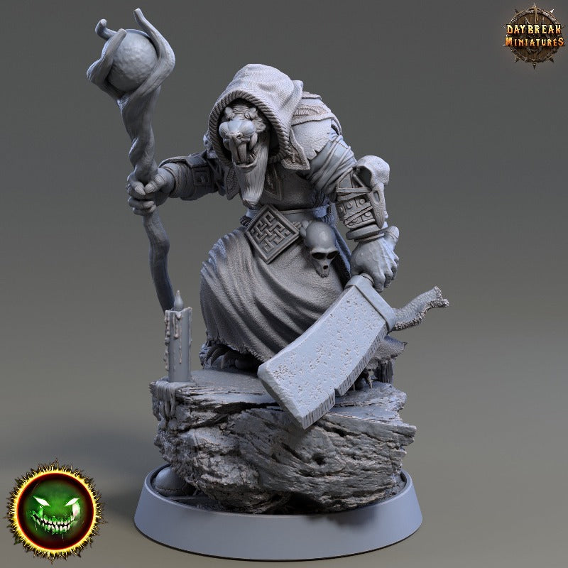 miniature Shachzar Starkhart sculpted by Daybreak Miniatures