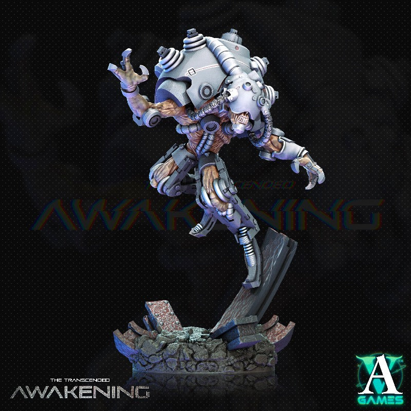 miniature Trancended Meltabags pose 2 sculpted by Archvillain Games