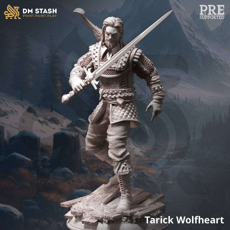 miniature Tarick Wolfheart - The Master sculpted by DM Stash