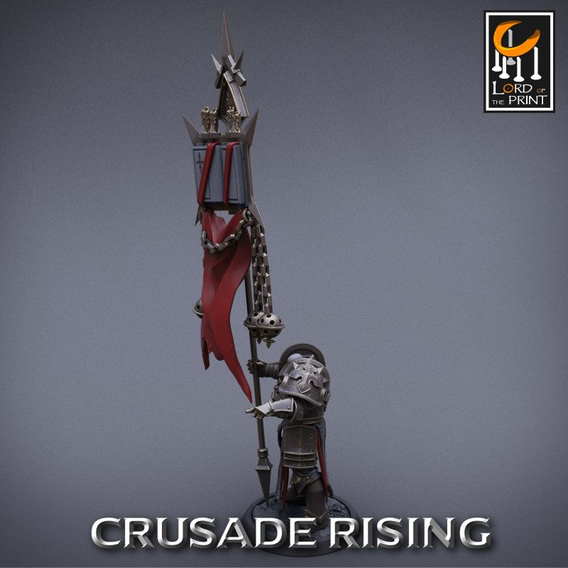 miniature Templar Banner by Lord of the Print