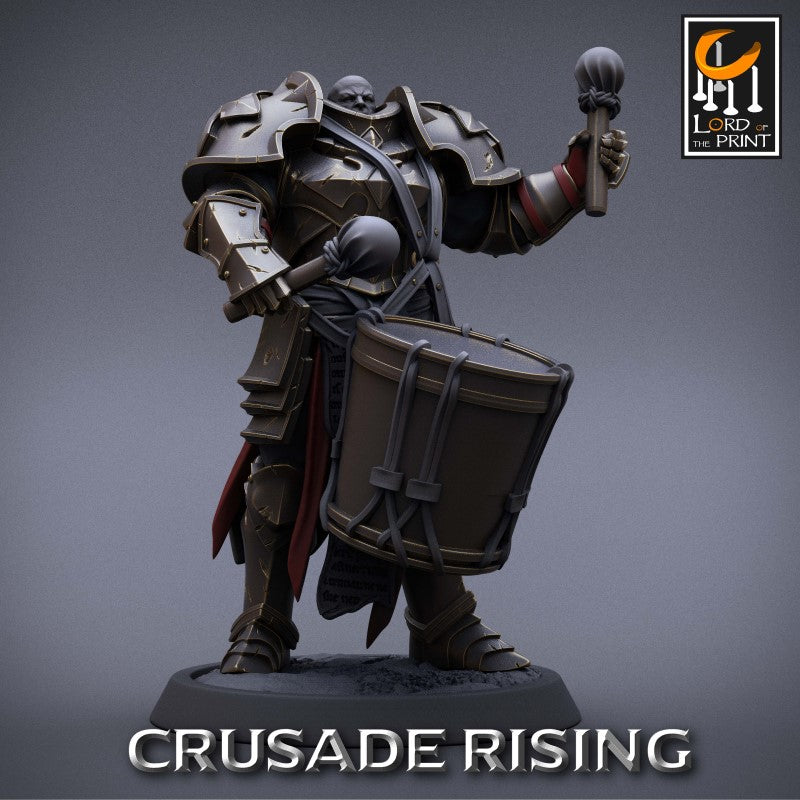 miniature Templar Drummer by Lord of the Print