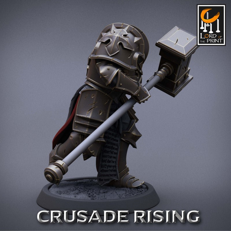 miniature Templar Hammer by Lord of the Print