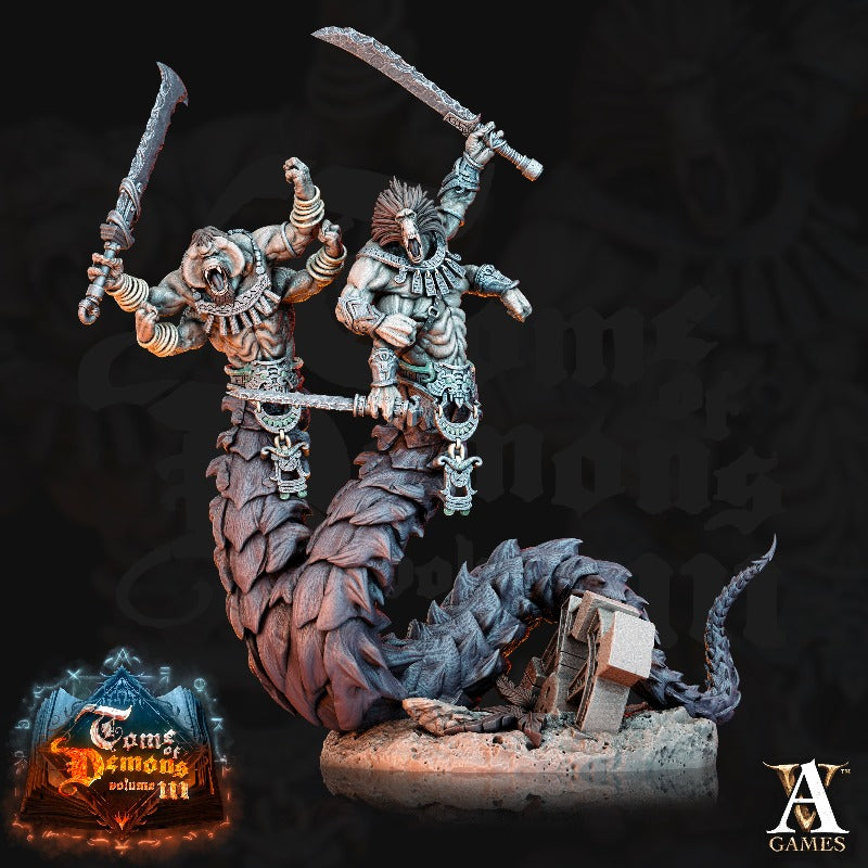 miniature Teraton Tamareth Pose 1 sculpted by Archvillain Games