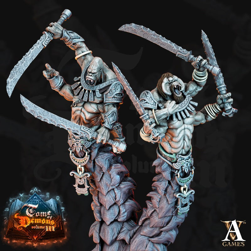 miniature Teraton Tamareth Pose 2 sculpted by Archvillain Games